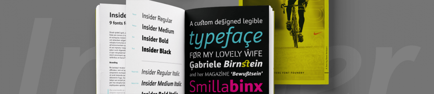 CFF Insider Pro legible humane typeface