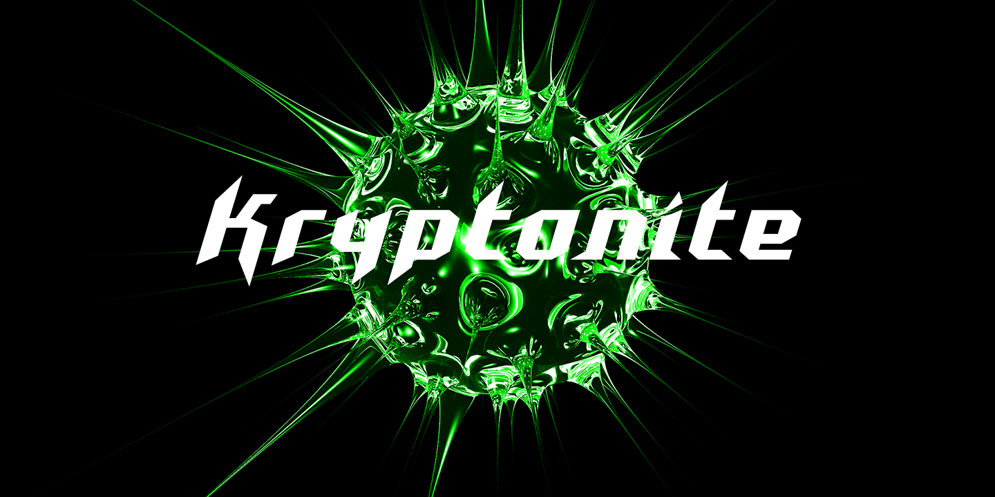 CFF Kryptonite typeface
