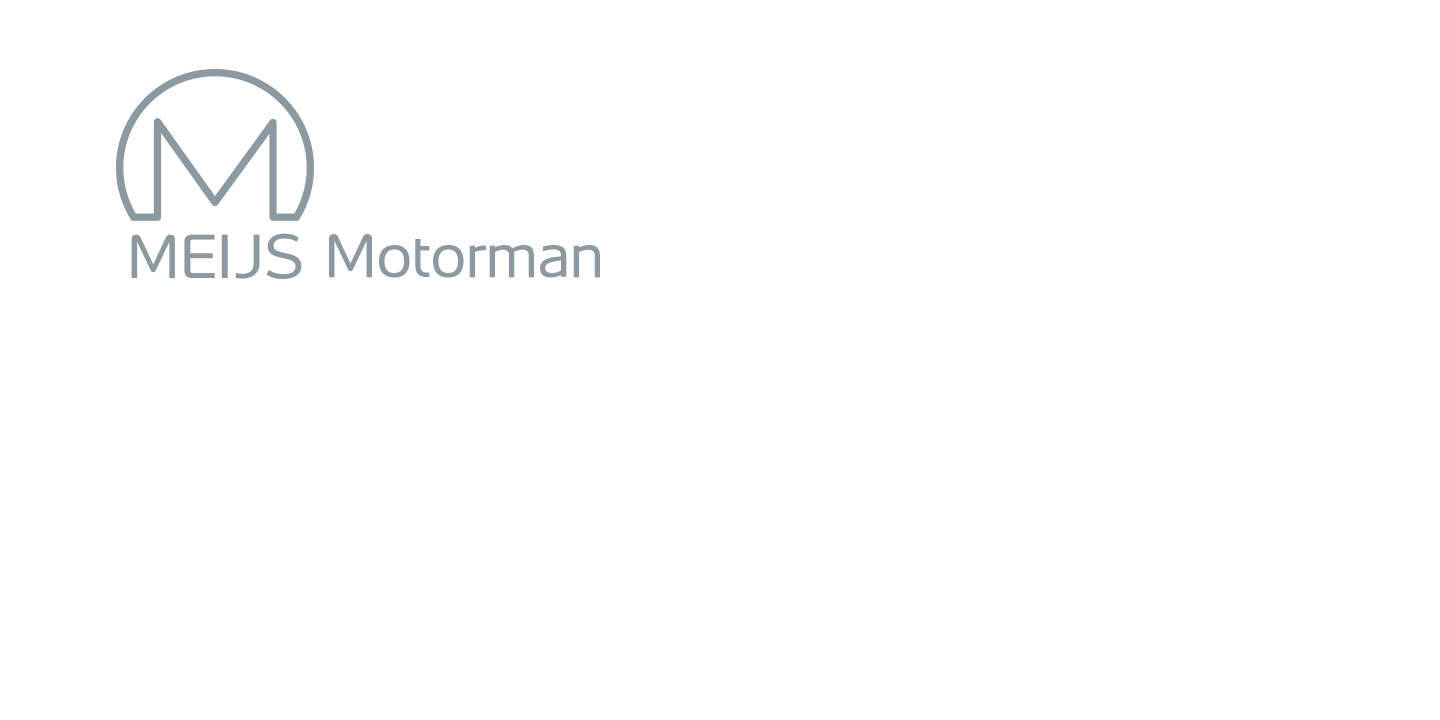 CFF Meijs Motorman typeface
