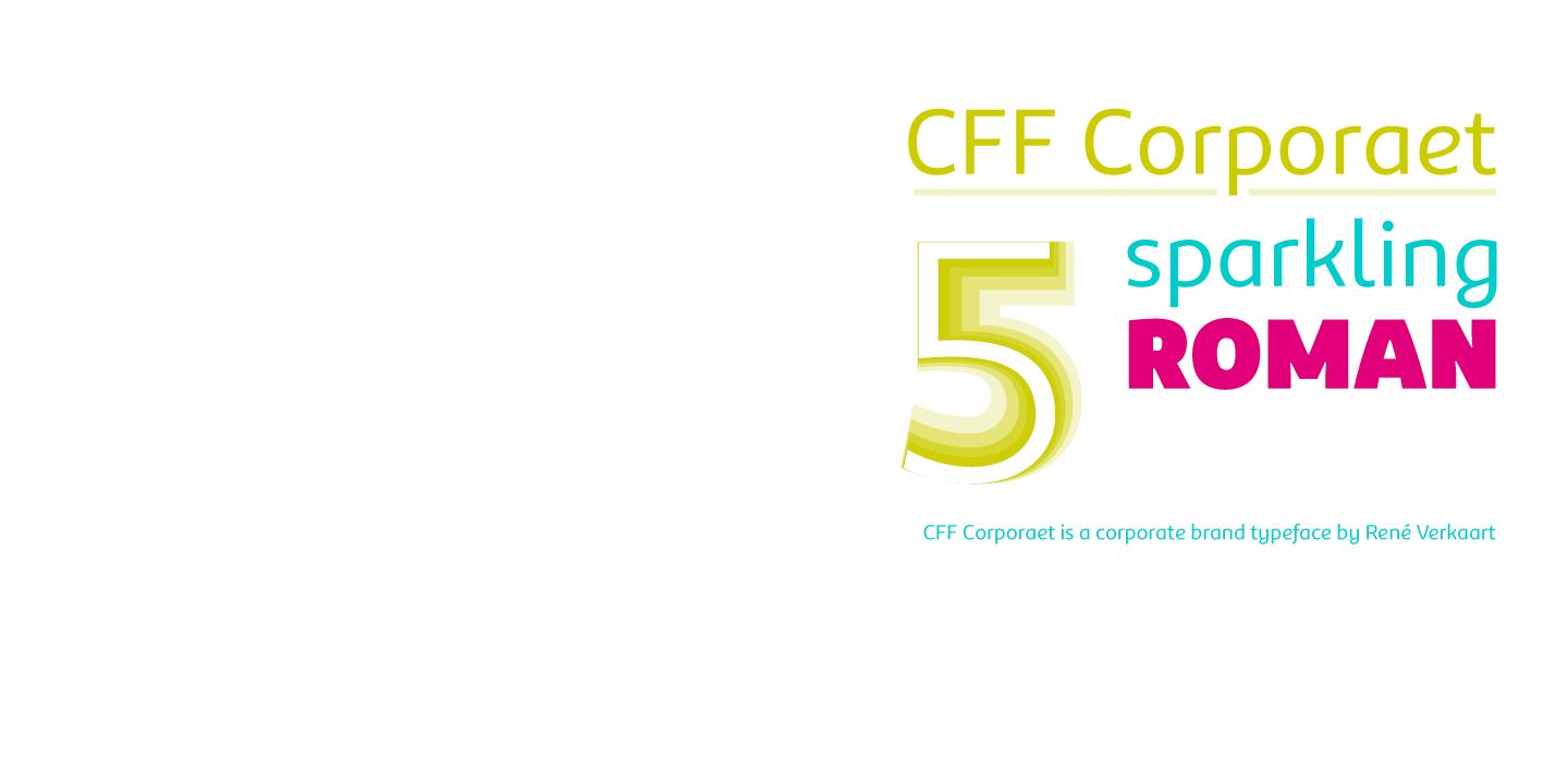 CFF Corporaet corporate brand typeface