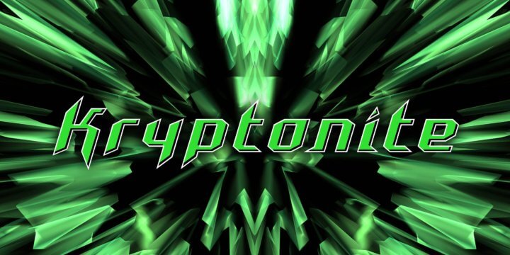 CFF Kryptonite a chromatic font family